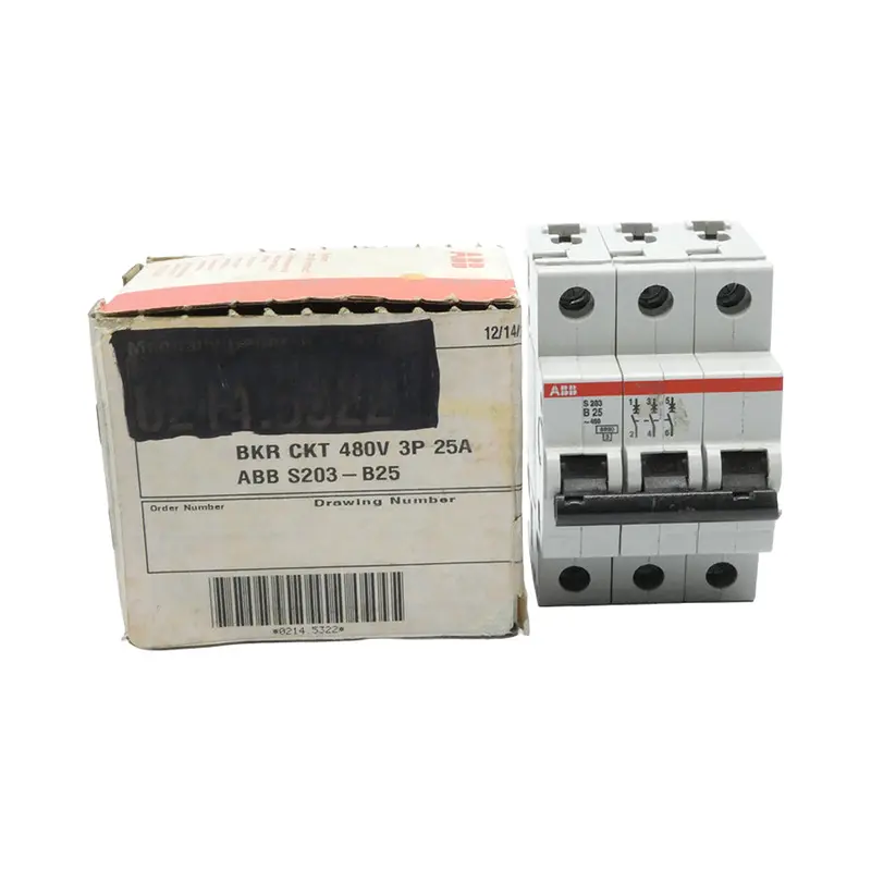 Abb 2Cds253001r0255 S203-B25 480V 25A Nsmp 1