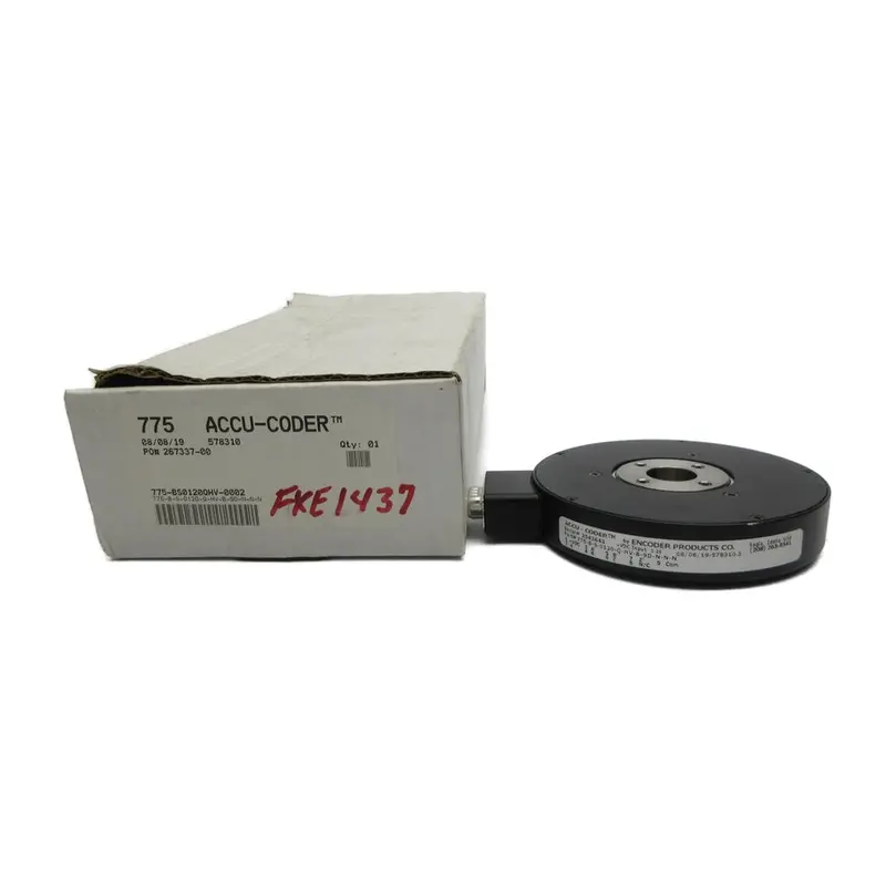 Accu-Coder 775-B-S-0120-Q-Hv-B-9D-N-N-N 5-28Vac Nsmp 1