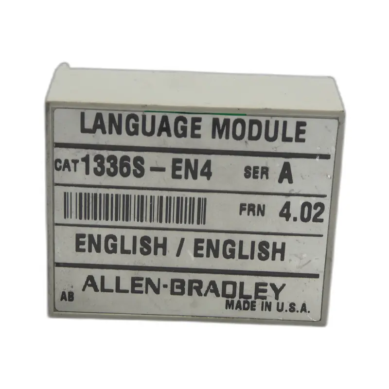 Allen Bradley 1336S-En4 Ser. A F/W 4.02 (As Pictured) Unmp 1
