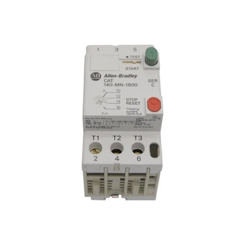 Allen Bradley 140-Mn-1600 Ser. C 600V 10-16A (As Pictured) Unmp 1