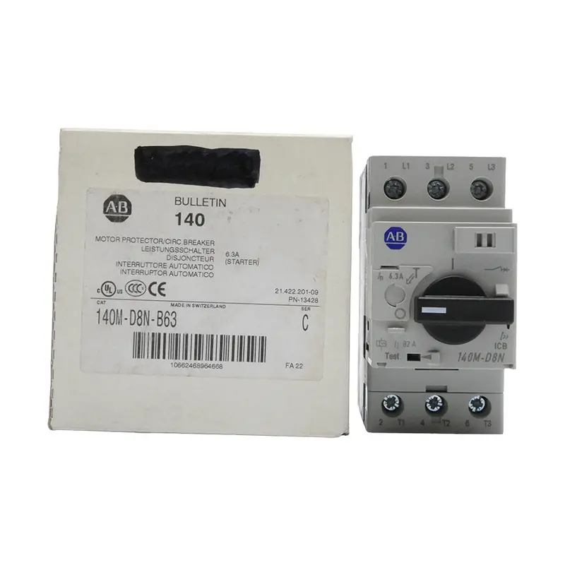 Allen Bradley 140M-D8n-B63 Ser. C 690V 6.3A (Wh) Nsmp 1