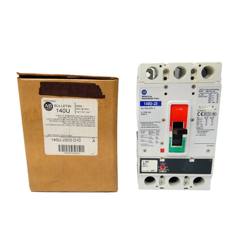 Allen Bradley 140U-J3d3-D10 Ser. A 480V 250A Nsmp 1