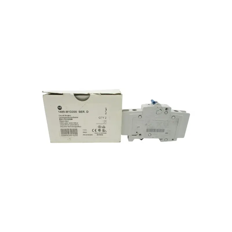 Allen Bradley 1489-M1d200 Ser. D 277V 20A (Pkg Of 2) Nsmp 1