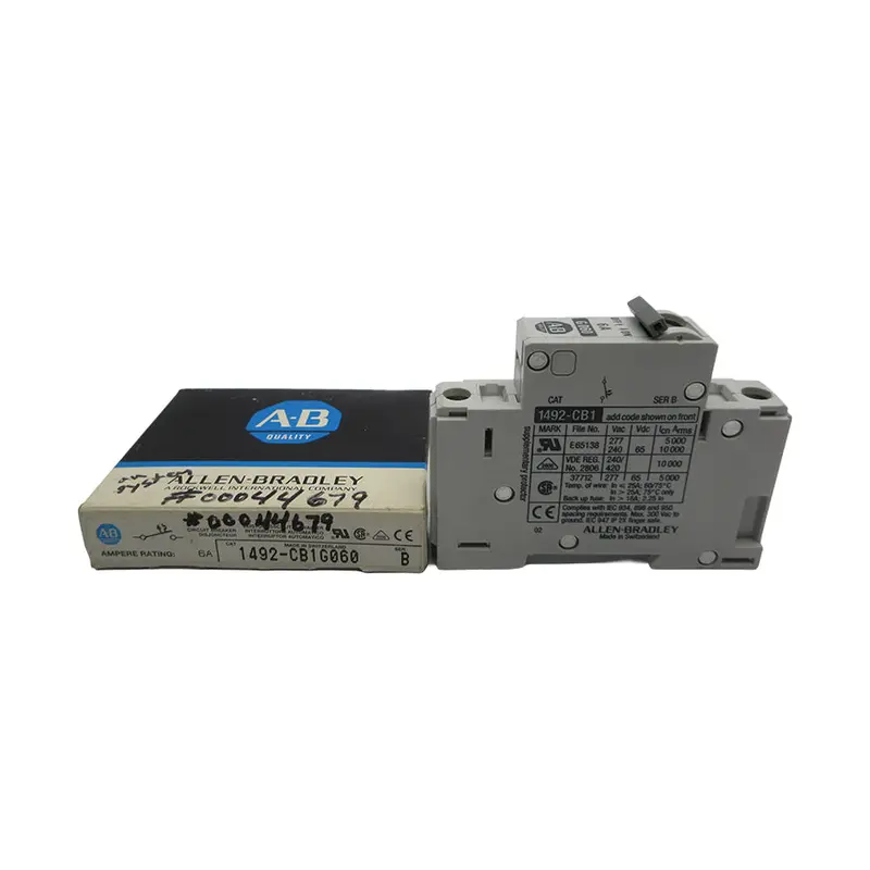 Allen Bradley 1492-Cb1g060 Ser. B 277Vac 6A (Bk/Bl) Nsmp 1