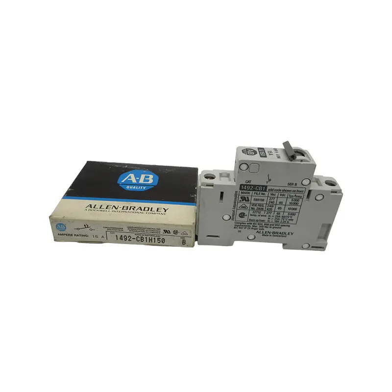 Allen Bradley 1492-Cb1h150 Ser. B 277Vac 15A (Bk/Bl) Nsmp 1