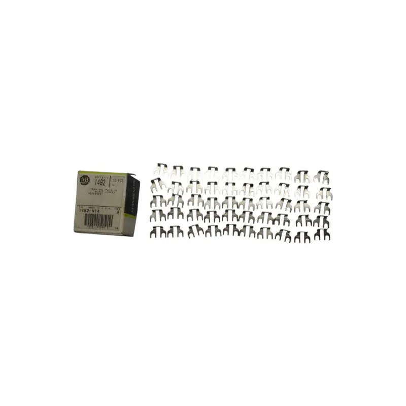 Allen Bradley 1492-N14 Ser. A (Pkg Of 50) (Bk/Yl) Nsmp 1
