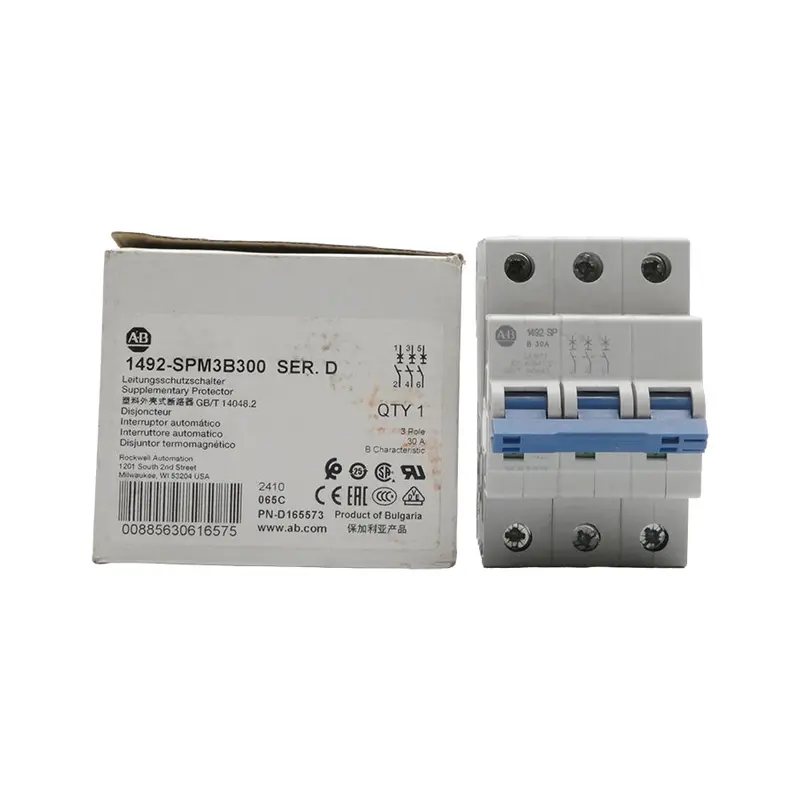 Allen Bradley 1492-Spm3b300 Ser. D 277V 30A (Wh) Nsmp 1