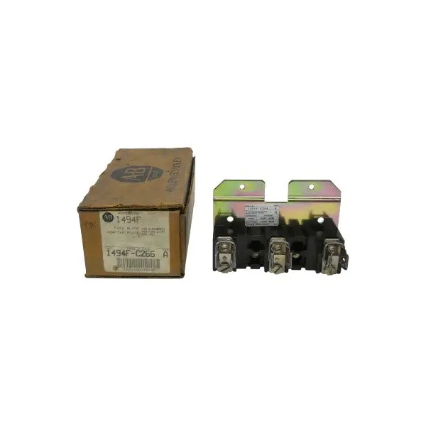 Allen Bradley 1494F-C266 Ser. A 250V 60A (Br/Wh) Nsmp 1