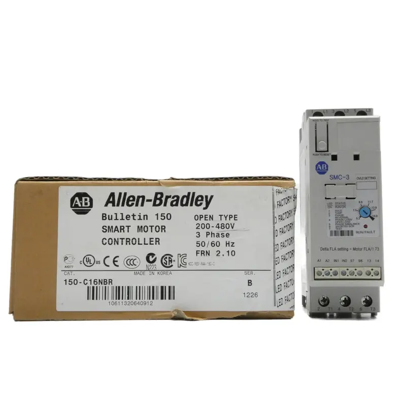 Allen Bradley 150-C16nbr Ser. B F/W 2.10 200-480V 16.0A Nsmp 1