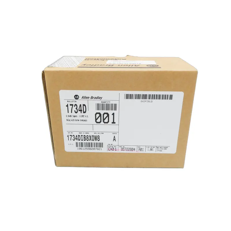 Allen Bradley 1734-Dib8xow8 Ser. A F/W 1.001 Date: 2008 Rev. A01 Nsfs 1