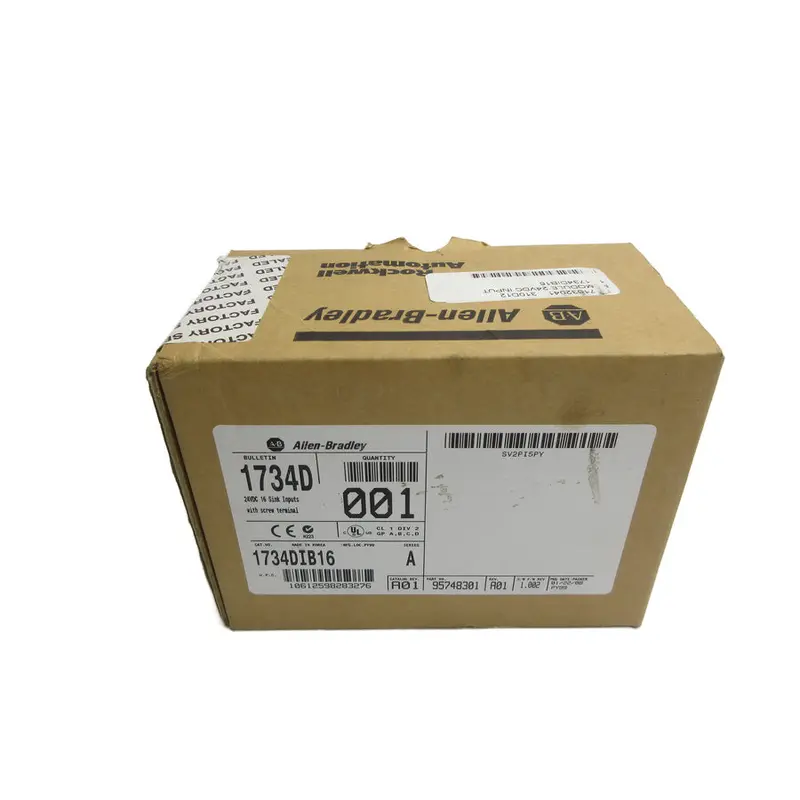 Allen Bradley 1734D-Ib16 Ser. A F/W 1.002 24Vdc Date: 2008 Nsfs 1