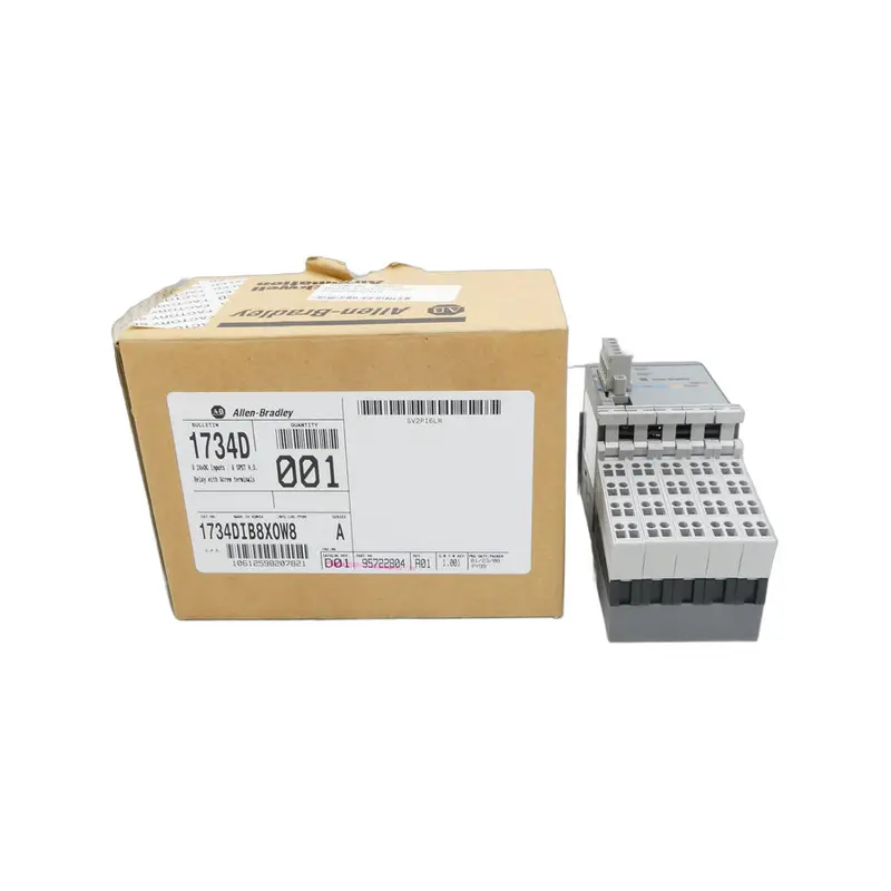 Allen Bradley 1734D-Ib8xow8 Ser. A F/W 1.001 24Vdc Rev. A01 Nsmp 1