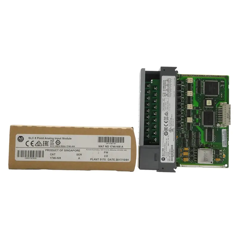 Allen Bradley 1746-Ni8 Ser. A F/W 2.0 10Vdc Nsmp 1
