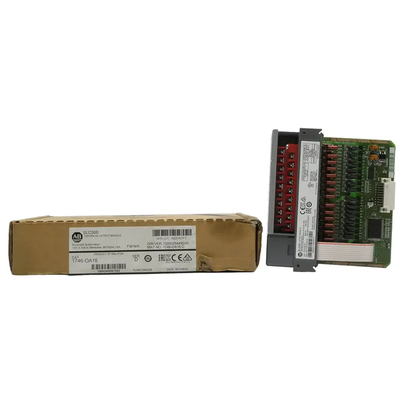 Allen Bradley 1746-Oa16 Ser. D Ver. 03 85-265Vac 0.5A Nsmp 1