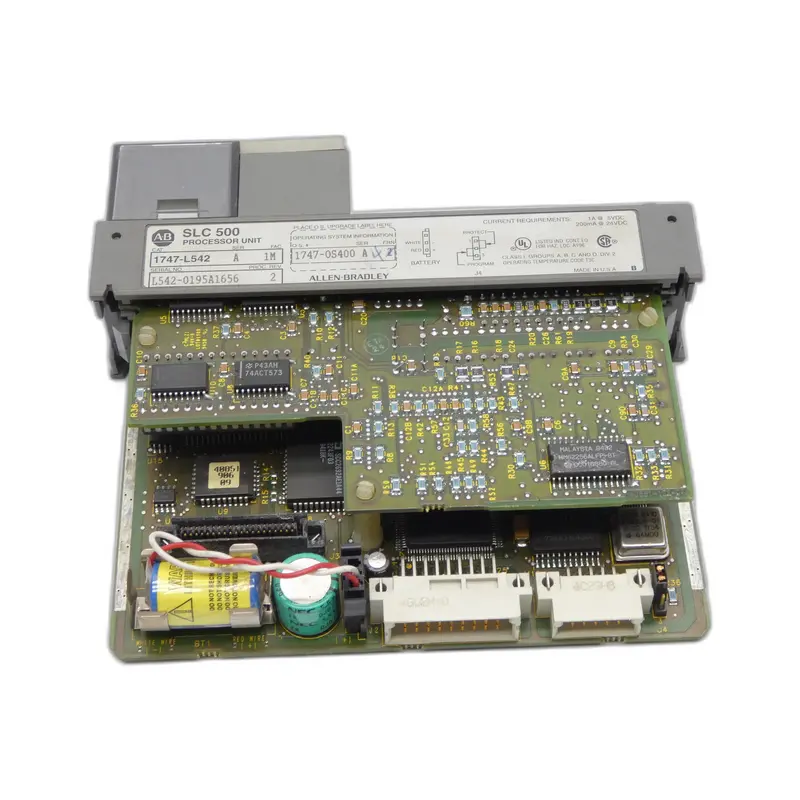 Allen Bradley 1747-L542 Ser. A F/W 2 Rev. 2 24Vdc 1A (No Key/Door) Unmp 1