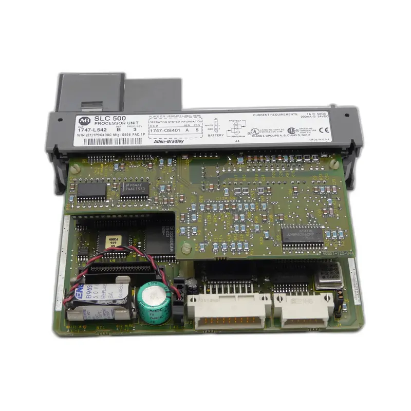 Allen Bradley 1747-L542 Ser. B F/W 5 Rev. 3 24Vdc 1A  (No Key/Door) Unmp 1