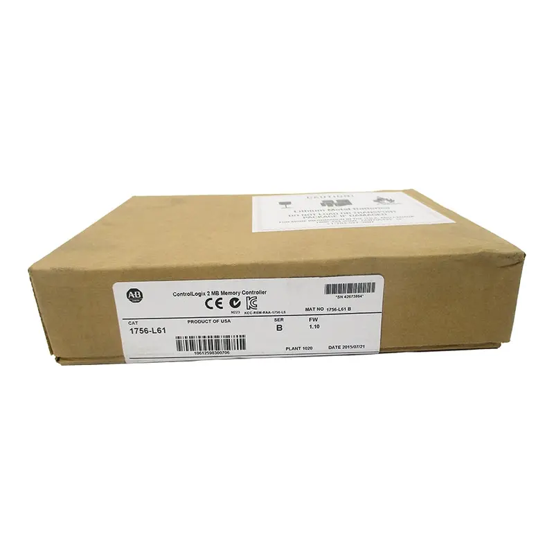 Allen Bradley 1756-L61 Ser. B F/W 1.10 Date: 2015 Nsfs 1