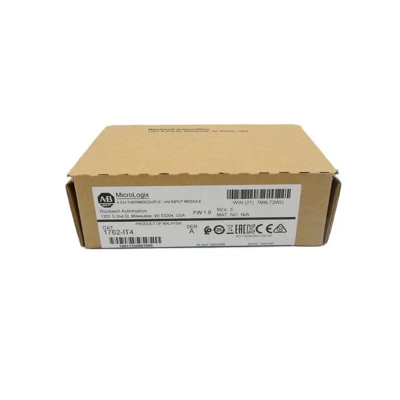 Allen Bradley 1762-It4 Ser. A F/W 1.0 Date: 2021 Rev. E Nsfs 1
