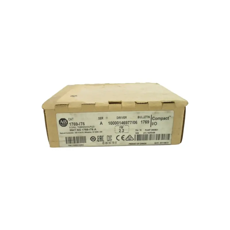 Allen Bradley 1769-It6 Ser. A F/W 2.2 Date: 2017 Nsfs 1