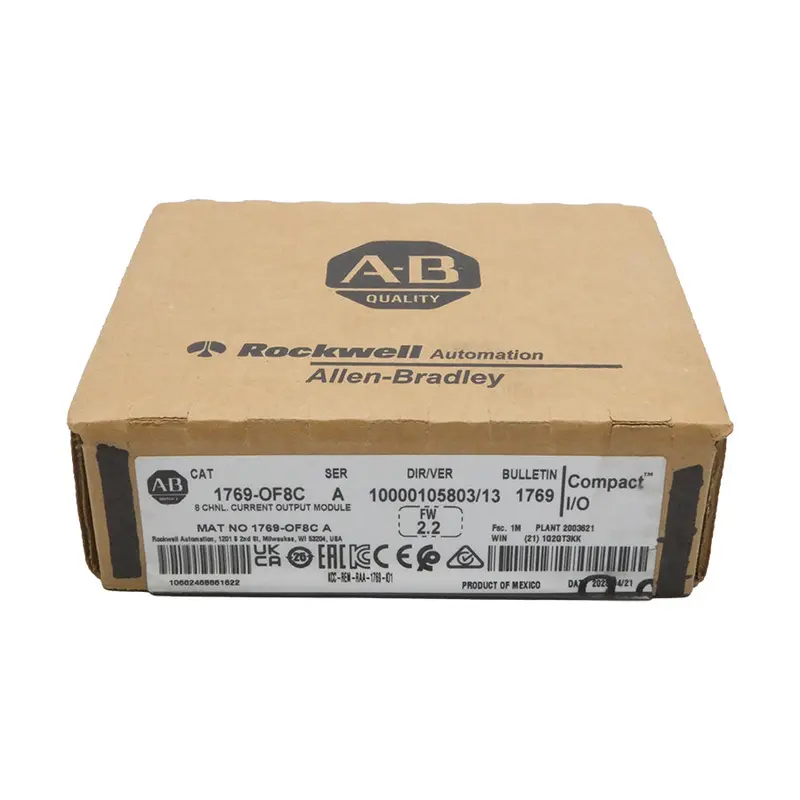 Allen Bradley 1769-Of8c Ser. A F/W 2.2 Ver. 13 Date: 2023 Nsfs 1