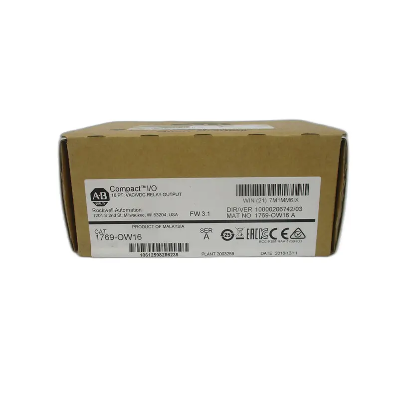 Allen Bradley 1769-Ow16 Ser. A F/W 3.1 Date: 2018 Nsfs 1