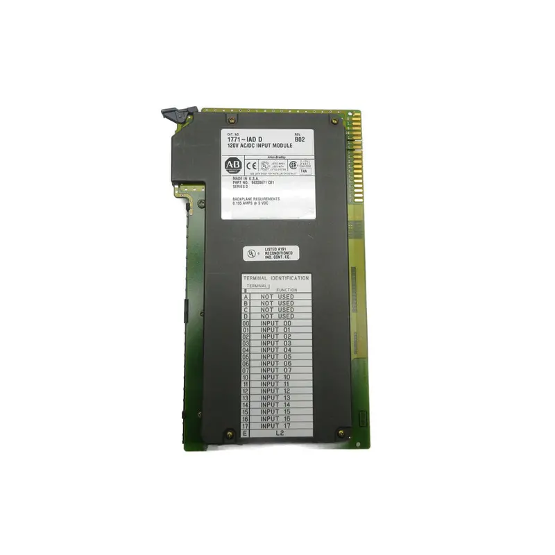 Allen Bradley 1771-Iad Ser. D 120Vac/Dc Rev. B02 Nsnp 1