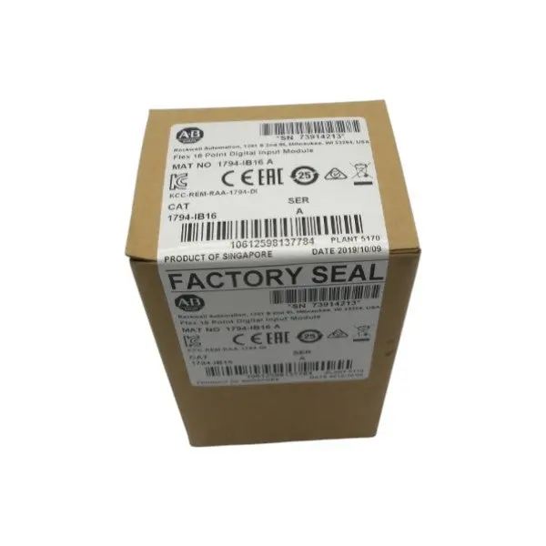 Allen Bradley 1794-Ib16 Ser. A Date: 2022 (Br/Wh) Nsfs 1
