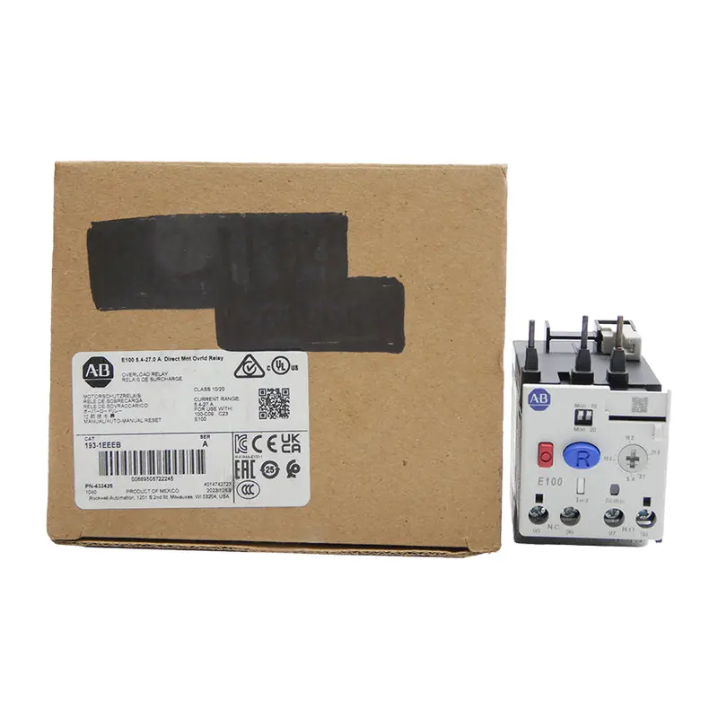 Allen Bradley 193-1Eeeb Ser. A 690V 5.4-27A (Br/Wh) Nsmp 1
