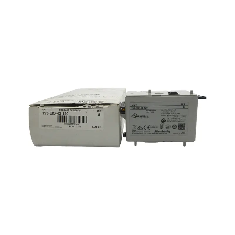 Allen Bradley 193-Eio-43-120 Ser. B F/W 7.006 120Vac (Wh) Nsmp 1