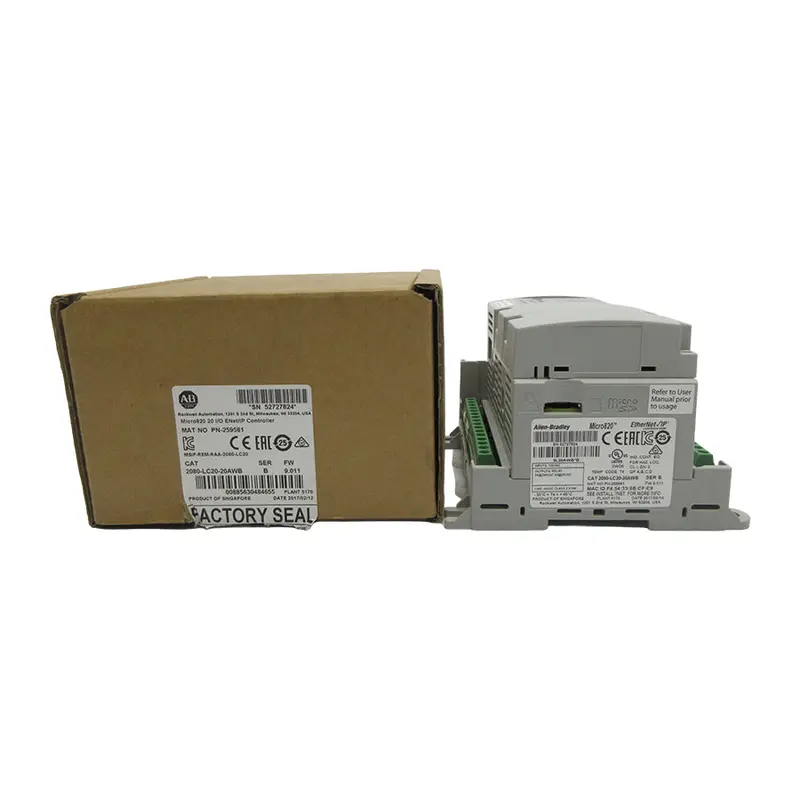 Allen Bradley 2080-Lc20-20Awb Ser. B F/W 9.011 120Vac Nsmp 1