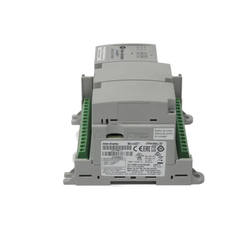 Allen Bradley 2080-Lc20-20Qbb Ser. C F/W 12.011 24Vdc/Vac 1A Unmp 1