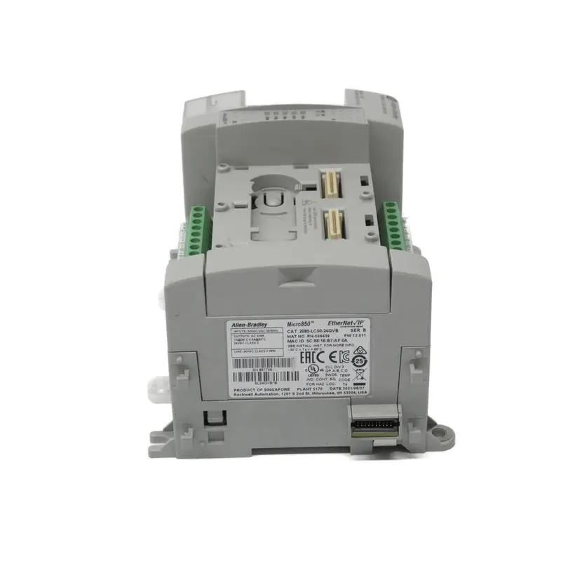 Allen Bradley 2080-Lc50-24Qvb Ser. B F/W 12.011 24Vdc/Vac 1A (No Cover) Unmp 1