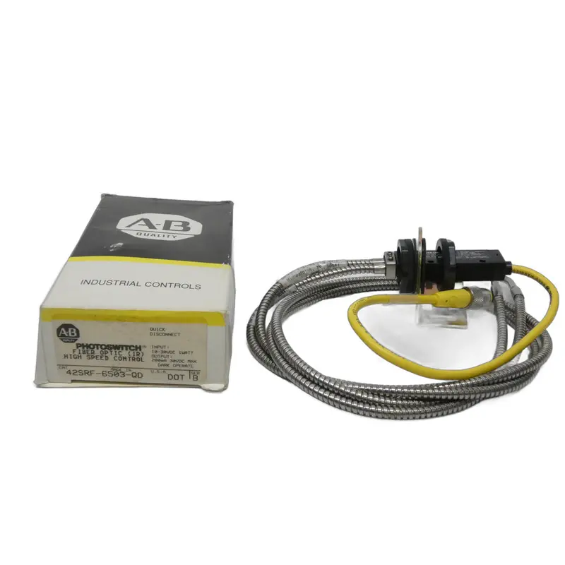 Allen Bradley 42Srf-6503-Qd Ser. B 10-30Vdc (Bk/Yl) Nsmp 1