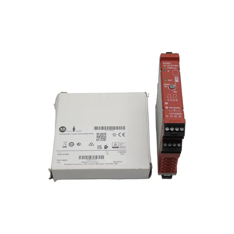 Allen Bradley 440R-S12r2 Ser. A F/W 3.01 24Vdc 2A (Wh) (As Is) Nsmp 1