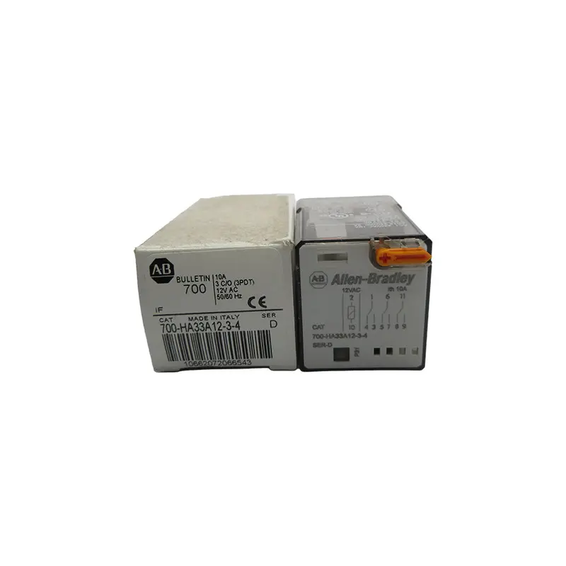 Allen Bradley 700-Ha33a12-3-4 Ser. D 12Vac 10A (Wh) Nsmp 1