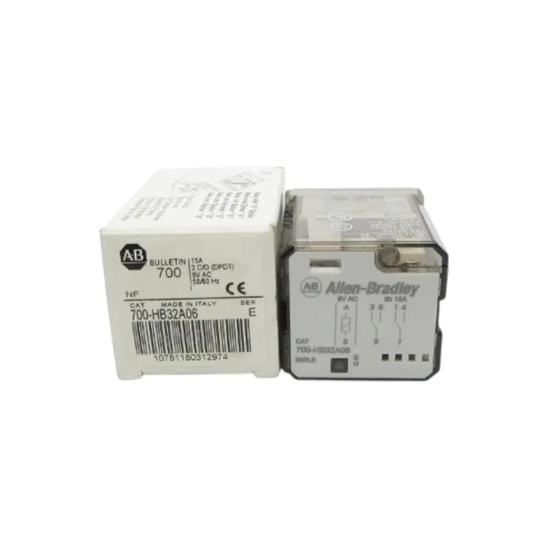 Allen Bradley 700-Hb32a06 Ser. E 6Vac 15A (Wh) Nsmp 1
