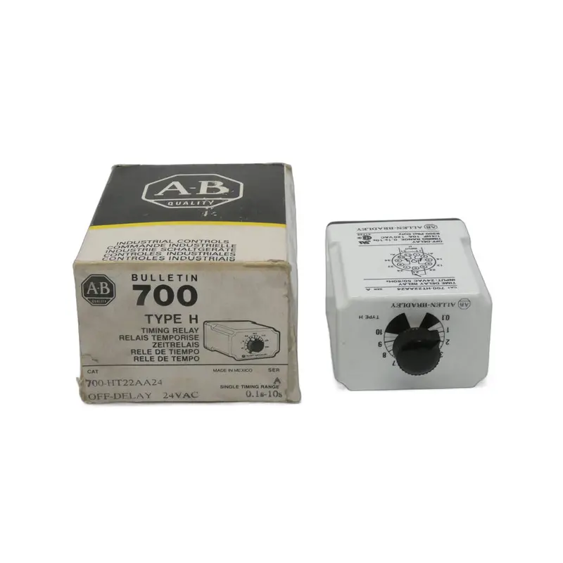 Allen Bradley 700-Ht22aa24 Ser. A 24Vdc 10A 0.1-10S (Bk/Yl) Nsmp 1