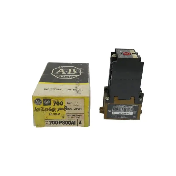Allen Bradley 700-P800a1 Ser. A 110/115-120V 60A (Bk/Gd) Nsmp 1