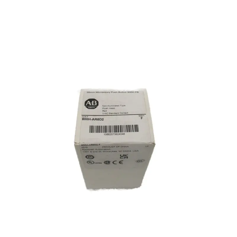 Allen Bradley 800H-Ar6d2 Ser. F (Wh) Nsfs 1