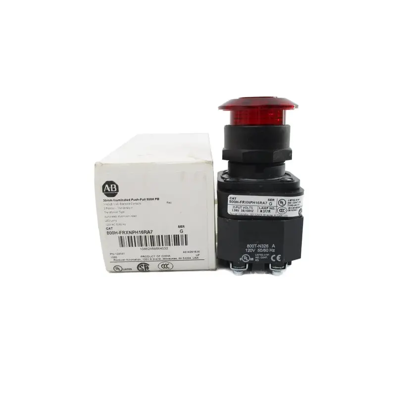 Allen Bradley 800H-Frxnph16ra7 Ser. G 120Vac (Wh) Nsmp 1
