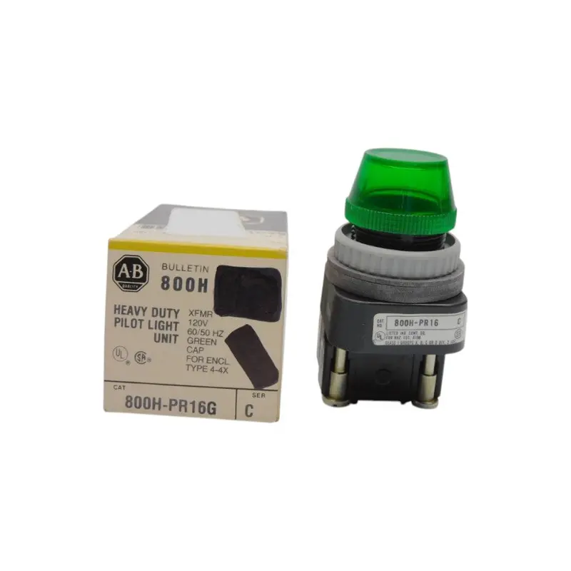 Allen Bradley 800H-Pr16g Ser. C 120V (No Bulb) (Bk/Yl) Nsmp 1