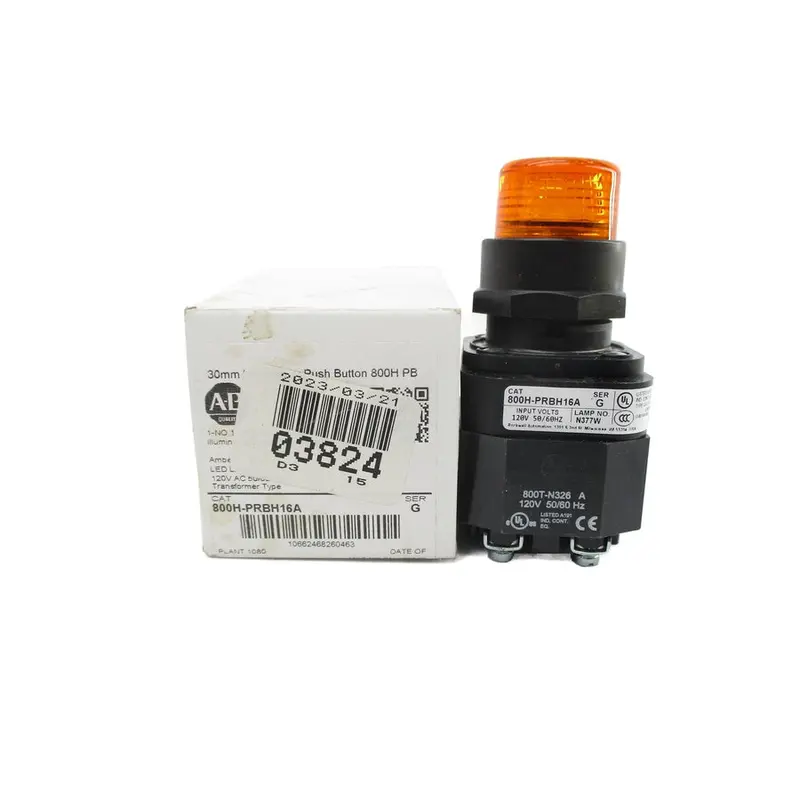 Allen Bradley 800H-Prbh16a Ser. G 120Vac (Wh) Nsmp 1