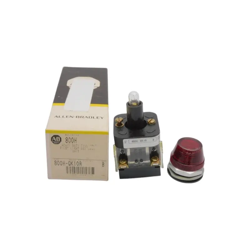 Allen Bradley 800H-Qk10r Ser. B 120V (Bk/Yl) Nsmp 1