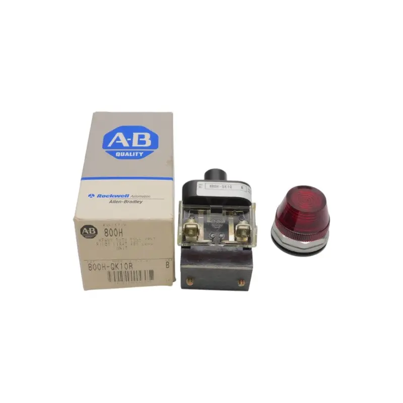 Allen Bradley 800H-Qk10r Ser. B 120V (Gy/Bl) Nsmp 1
