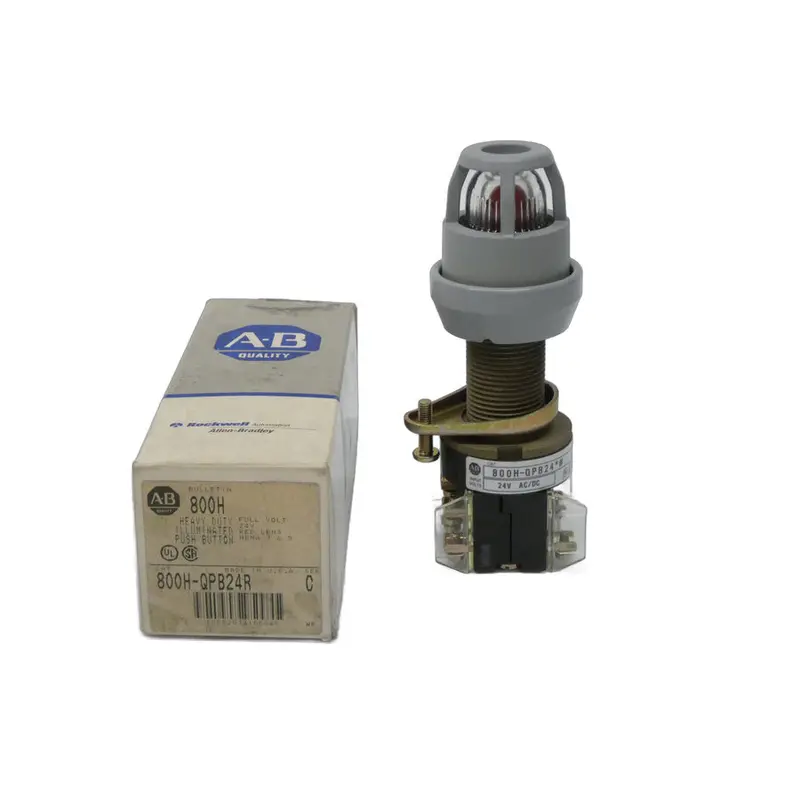 Allen Bradley 800H-Qpb24r Ser. C 24Vdc (Gy/Bl) Nsmp 1