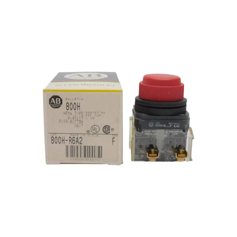 Allen Bradley 800H-R6a2 Ser. F (Bk/Yl) Nsmp 1