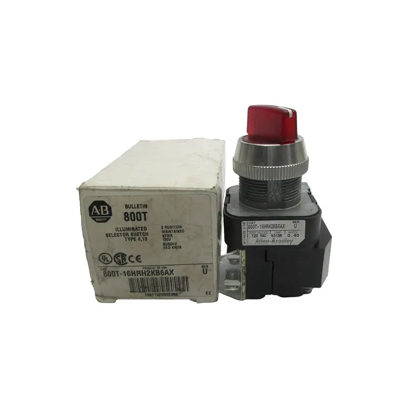 Allen Bradley 800T-16Hrh2kb6ax Ser. U 120Vac (Wh) Nsmp 1