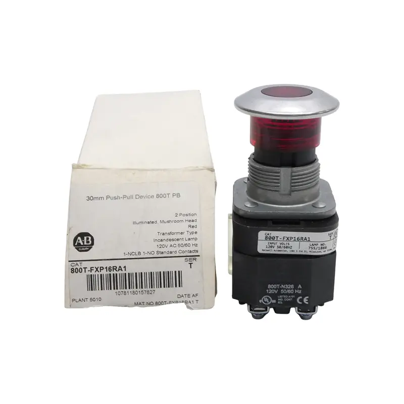 Allen Bradley 800T-Fxp16ra1 Ser. T 120Vac (No Accessories) (Wh) Nsmp 1