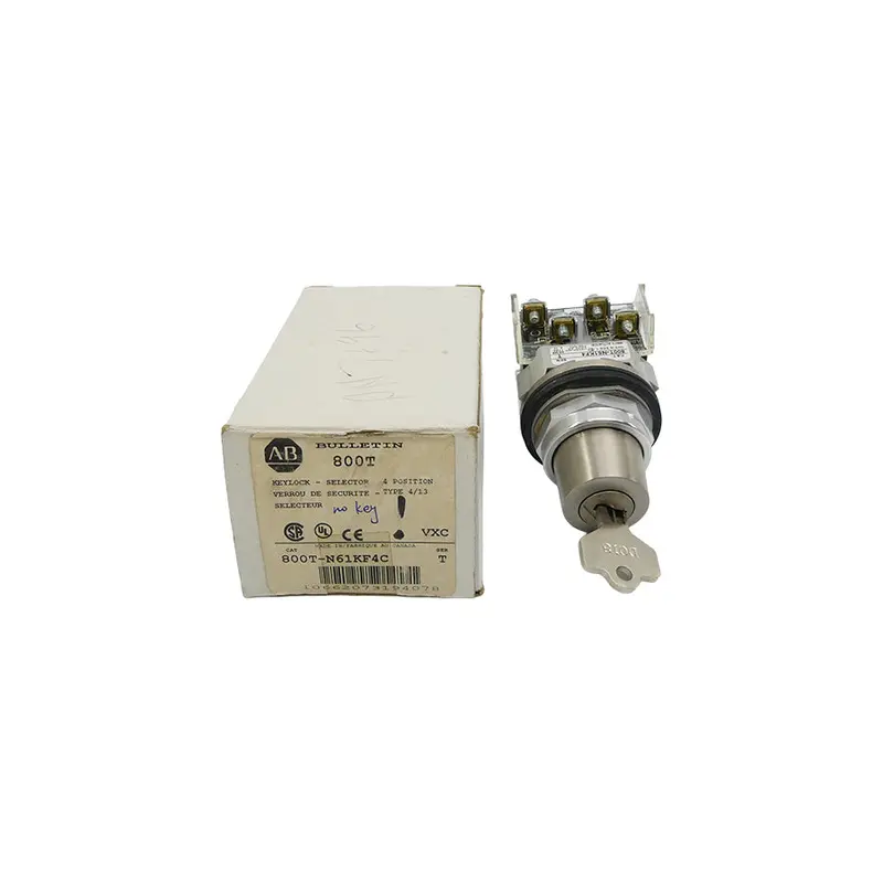 Allen Bradley 800T-N61kf4c Ser. T (One Key) (Wh) Nsmp 1