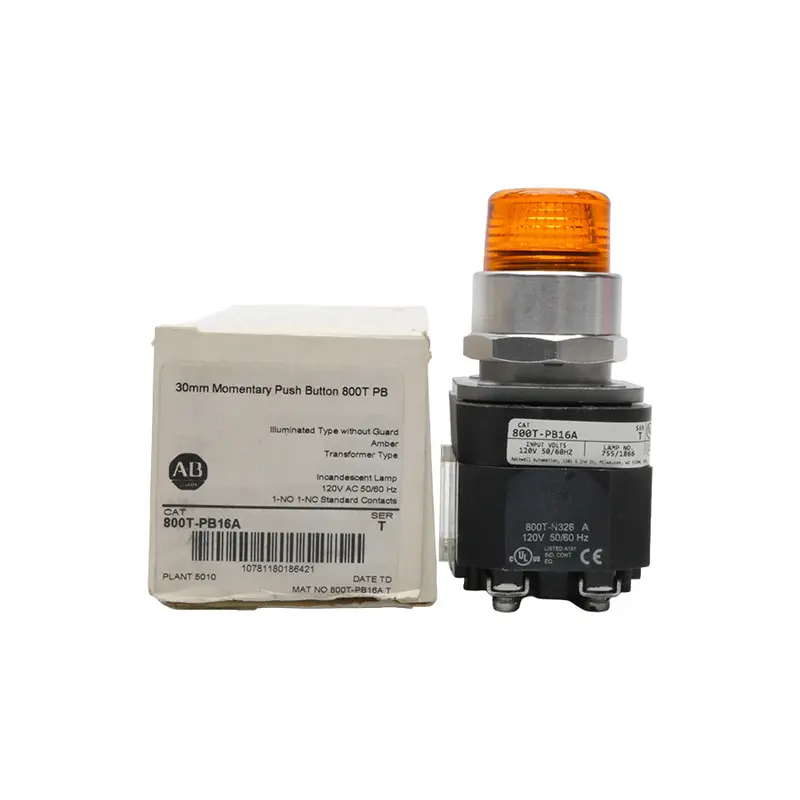 Allen Bradley 800T-Pb16a Ser. T 120V (No Accessories)(Wh) Nsmp 1